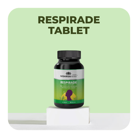 Respirade Tablet - Ayurvedic supplement for a healthy respiratory system and boosting immunity