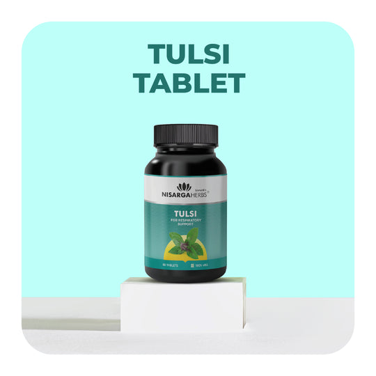 Tulsi Tablet - Daily tonic to improve respiration and boost immunity