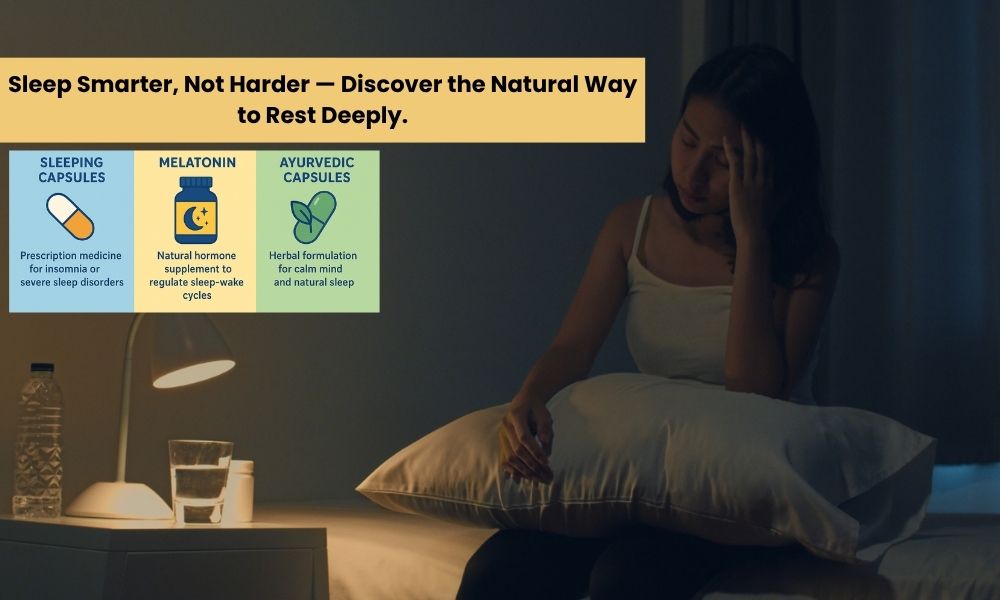 Sleeping Capsules vs Melatonin vs Ayurvedic Capsules for Sleep