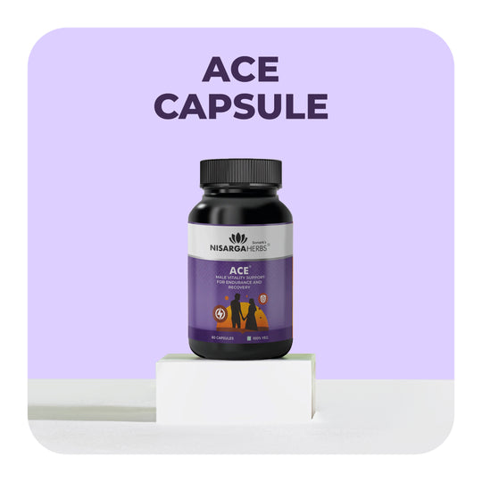 Nisarga Herbs Ace - Testosterone Booster Ayurvedic Capsule