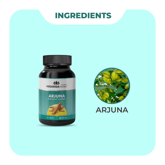 Arjuna Tablet- Good for heart, hypertension and reducing stress