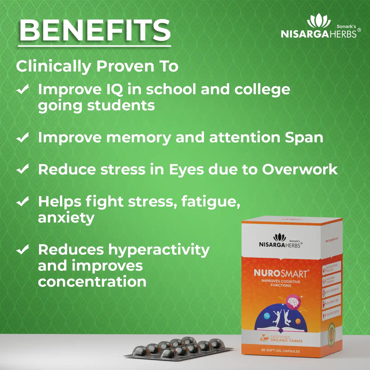 Benefits of Nurosmart Capsules