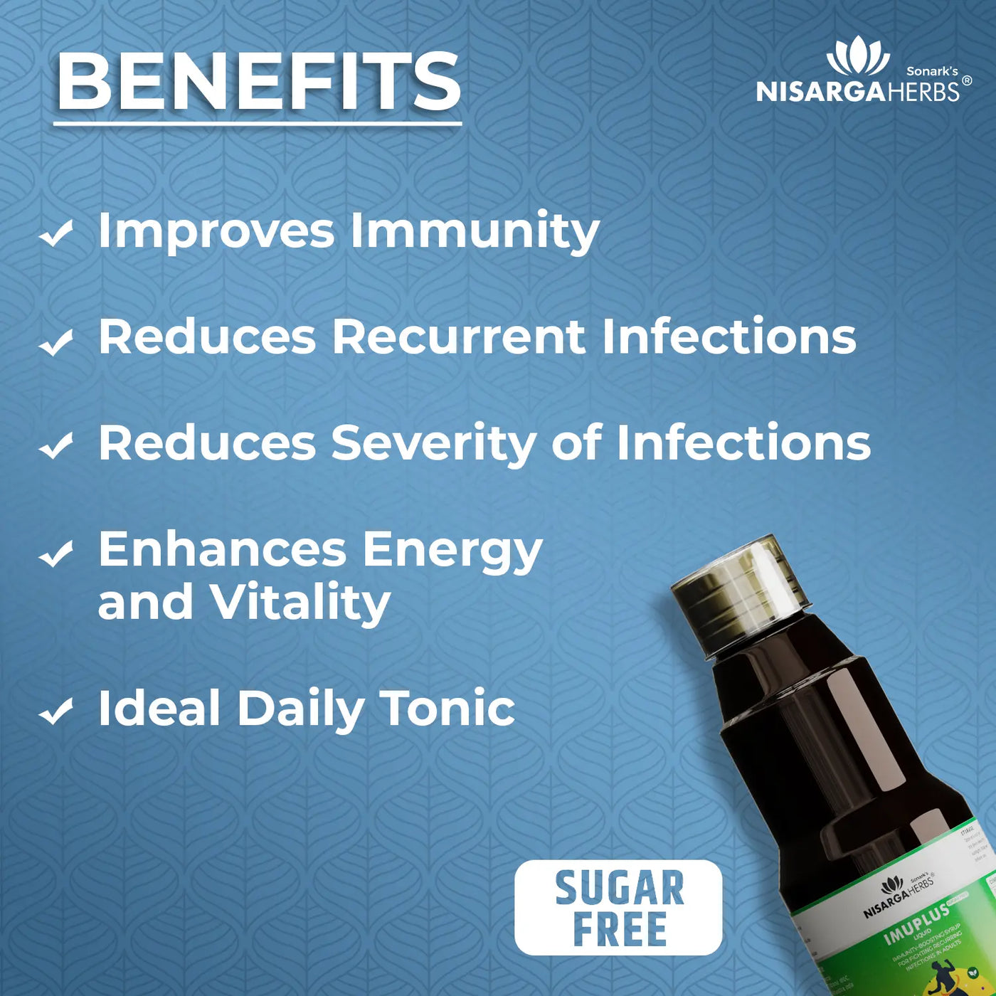 Benefits of Nisarga herbs Imuplus Syrup