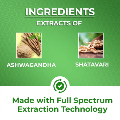 usha capsules made with potent ayruvedic extracts of ashwagandha and shatavari