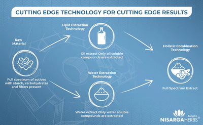 cutting edge full spectrum extraction technology is used in making highly potent and concentrated extracts for use in ayurvedic medicine for faster results