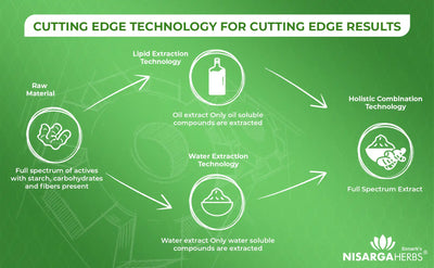 cutting edge full spectrum extraction technology is used in making highly potent and concentrated extracts for use in ayurvedic medicine for faster results