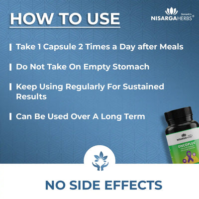 Daily use instructions for oncoplus capsules for great results 