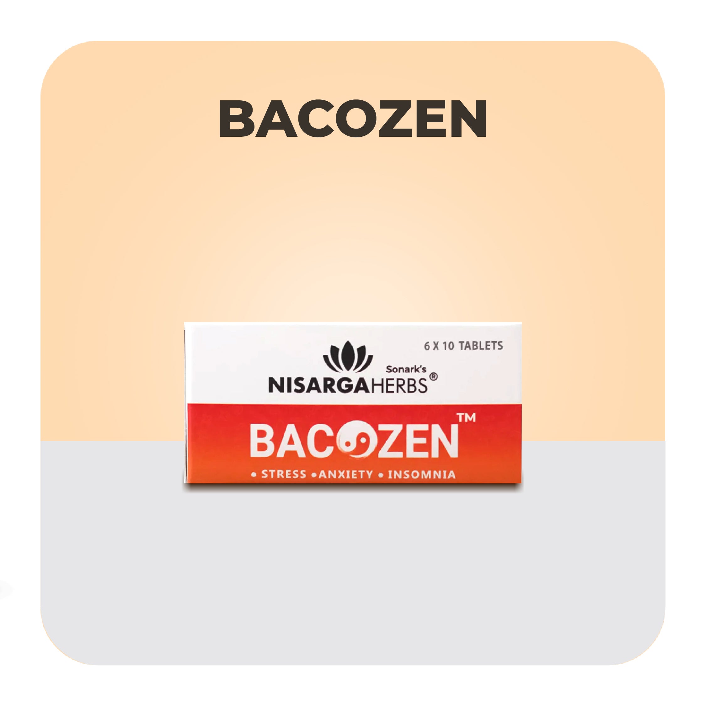 BacoZen™ - Ayurvedic Medicines for Stress, Anxiety, Insomnia