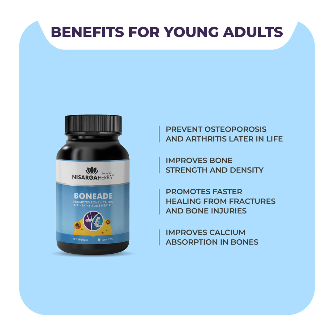Boneade Capsule - Ayurvedic capsules to accelerate bone repair and promote bone health