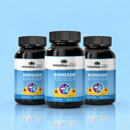 Boneade Capsule ~ Pack Of 3 - Ayurvedic capsules to accelerate bone repair and promote bone health