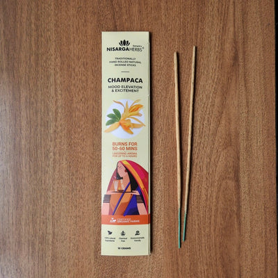 Champaca Incense Sticks - Natural Champaca incense sticks for mood & energy enhancement