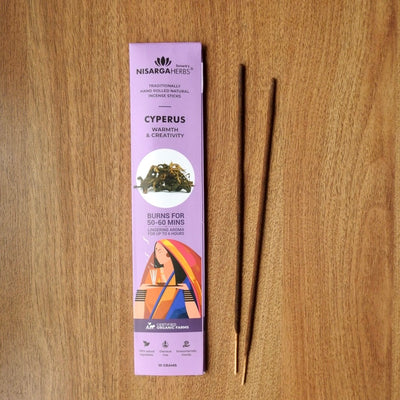 Cyperus Incense Sticks - Natural Cyperus incense sticks for relaxation & calmness