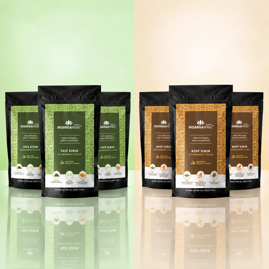 Suvarnakanti Utane (Face & Body Scrub Duo) ~ Pack Of 3