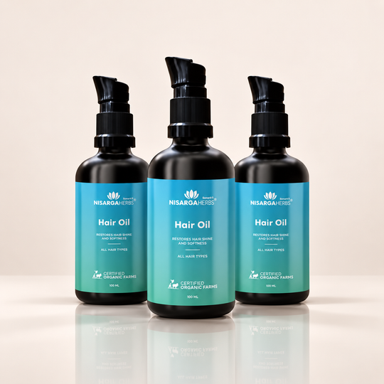 Hair Oil (100 ml) ~ Pack Of 3 - Ayurvedic oil that treats major hair issues including hair fall, premature greying, dandruff etc