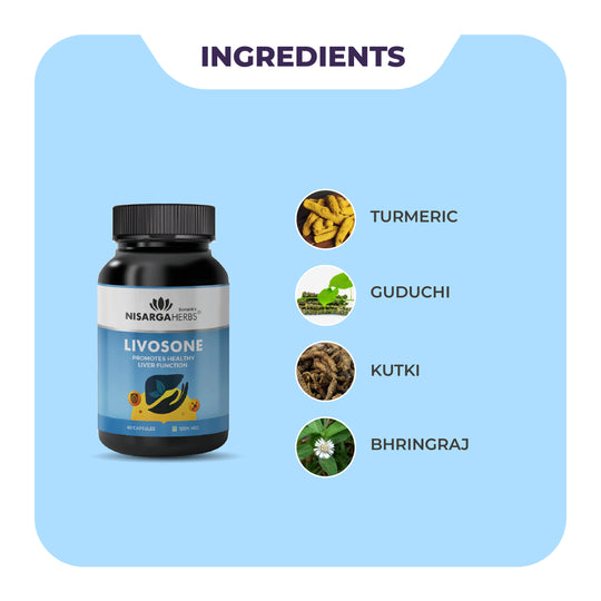 Livosone - Helps reduce toxins in the body and improve liver function