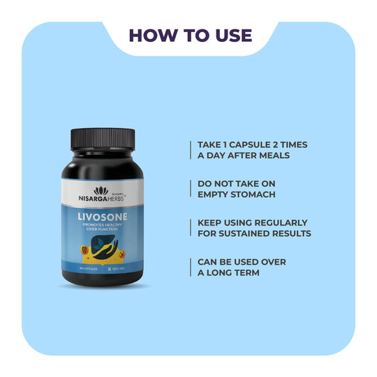 Livosone - Helps reduce toxins in the body and improve liver function
