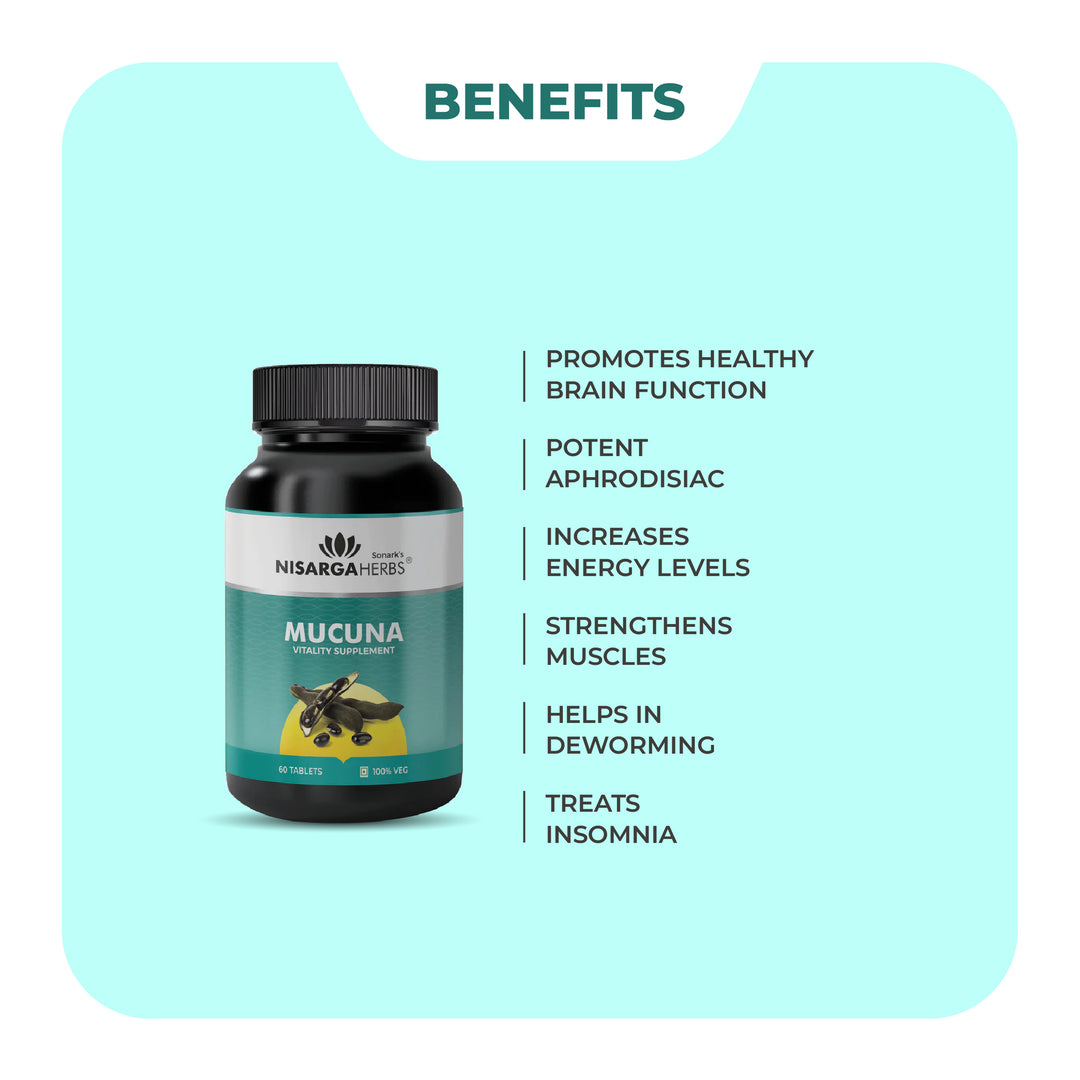 Mucuna Tablet - Vital health tonic that lowers cholesterol and stress levels