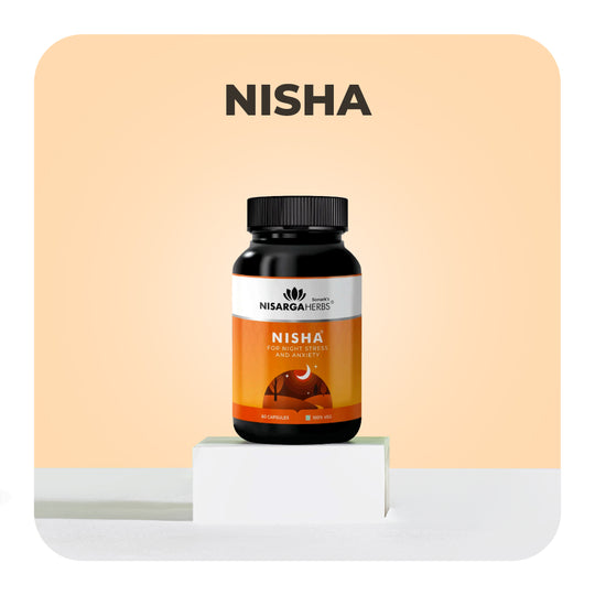Nisha - Ayurvedic capsules to improve sleep and promote a calm mind