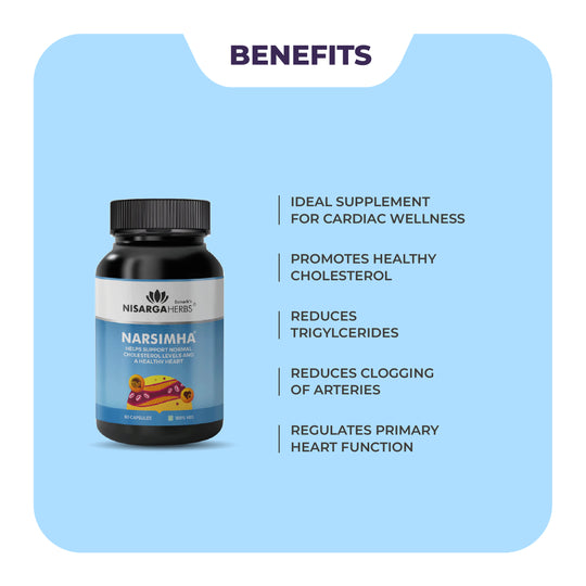 Narsimha - Heart and cholesterol support for healthy arteries
