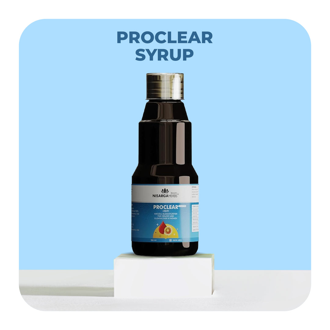 Proclear Syrup - An Ayurvedic blood purifier for healthy and glowing skin in women