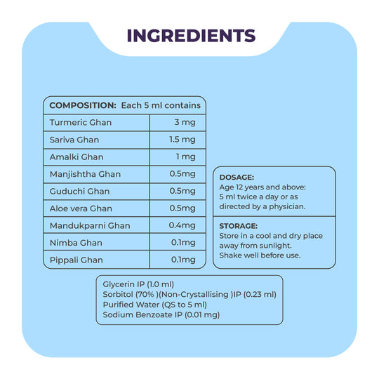 Proclear Syrup - An Ayurvedic blood purifier for healthy and glowing skin in women