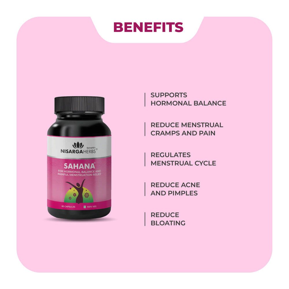 Sahana - Ayurvedic supplement for menstrual support and hormonal balance