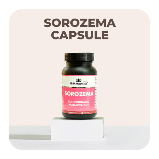 Sorozema Capsule - Ayurvedic capsules for managing psoriasis and chronic skin conditions
