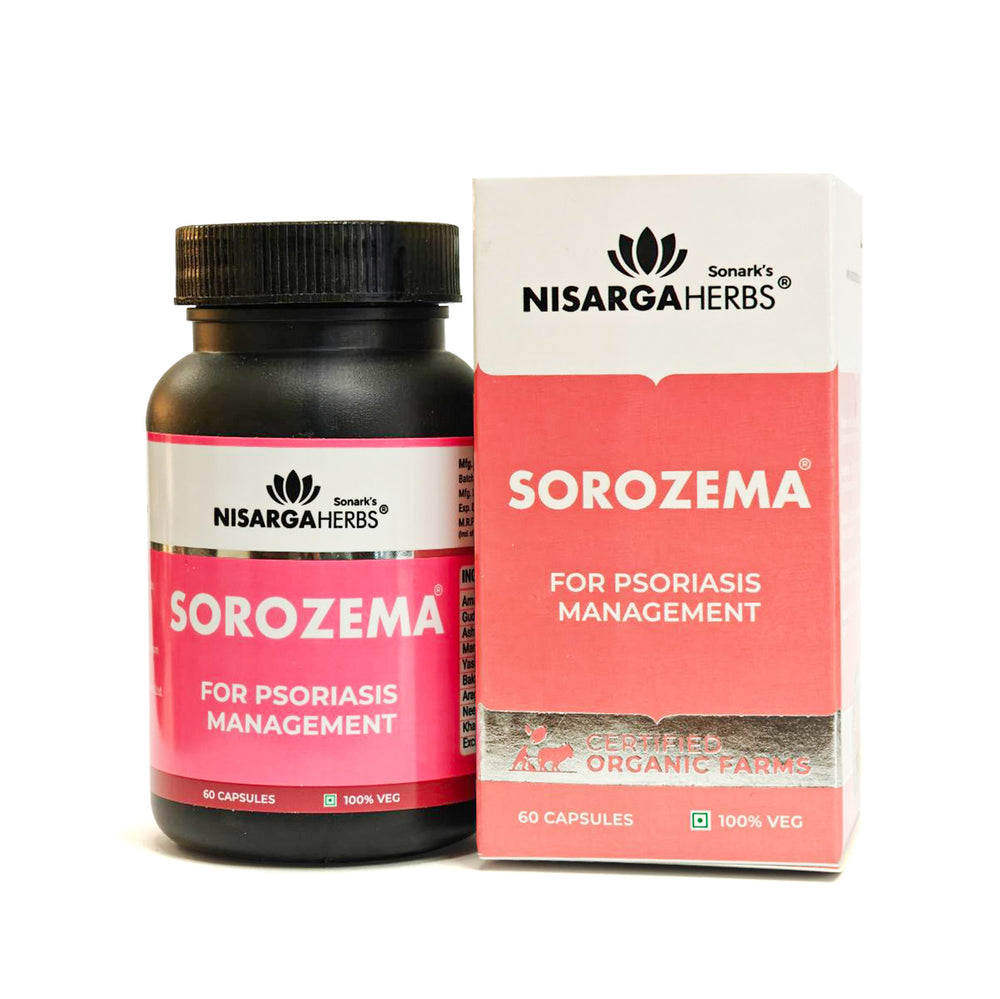 Sorozema Capsule - Ayurvedic capsules for managing psoriasis and chronic skin conditions