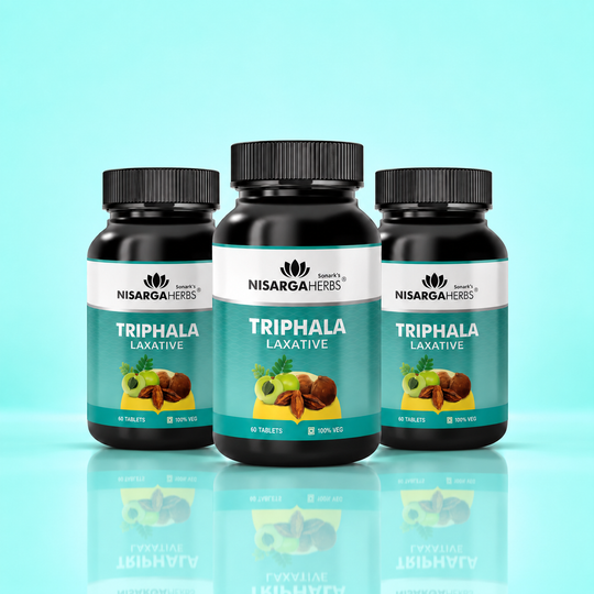 Triphala Tablet ~ Pack Of 3 - Natural laxative for bowel wellness, excellent for great skin