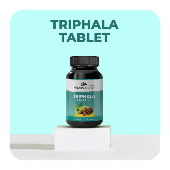 Triphala Tablet - Natural laxative for bowel wellness, excellent for great skin