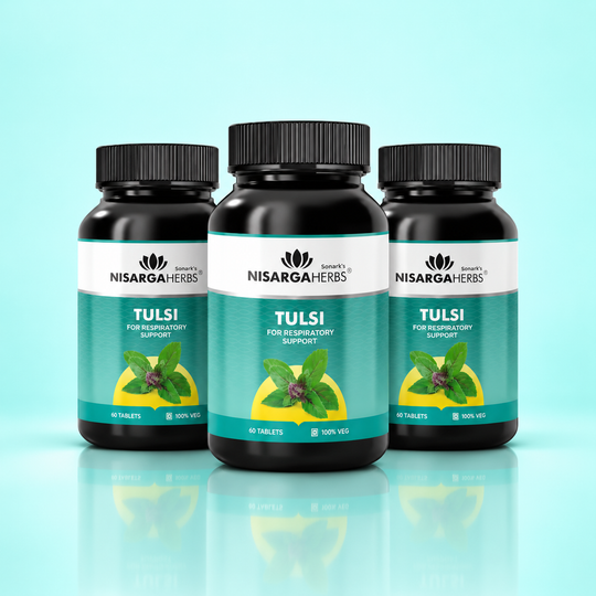 Tulsi Tablet ~ Pack Of 3 - Daily tonic to improve respiration and boost immunity
