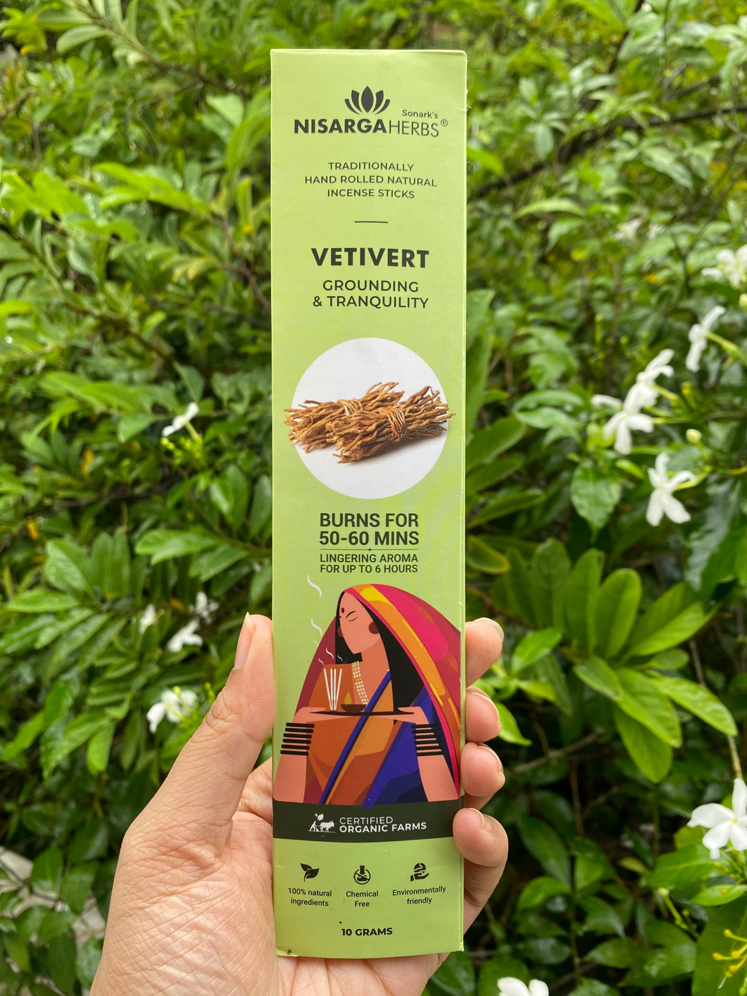Vetivert Java Buy Vetivert Incense Sticks | Natural Stress Relief Aroma - Nisarga Herbs