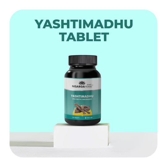 Yashtimadhu Tablet - Helps with respiratory issues and digestive ailments