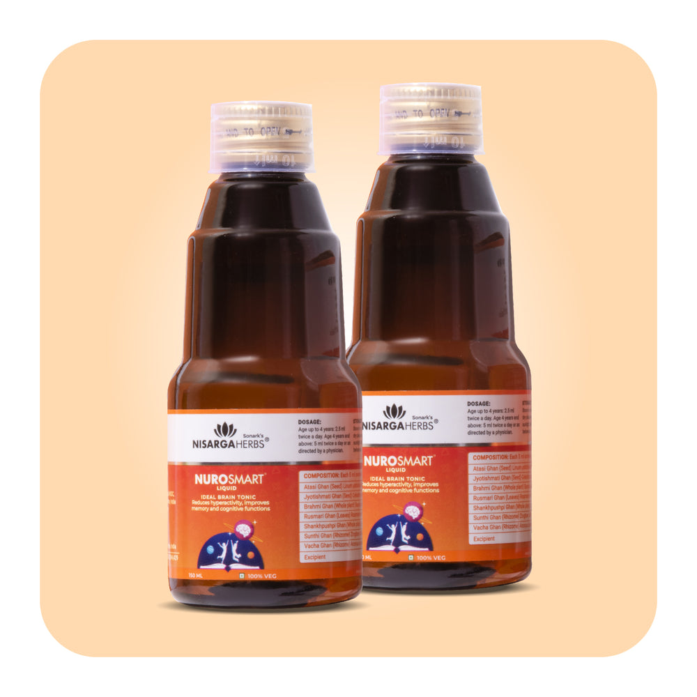 Nurosmart Syrup - Ayurvedic Brain Syrup for Kids