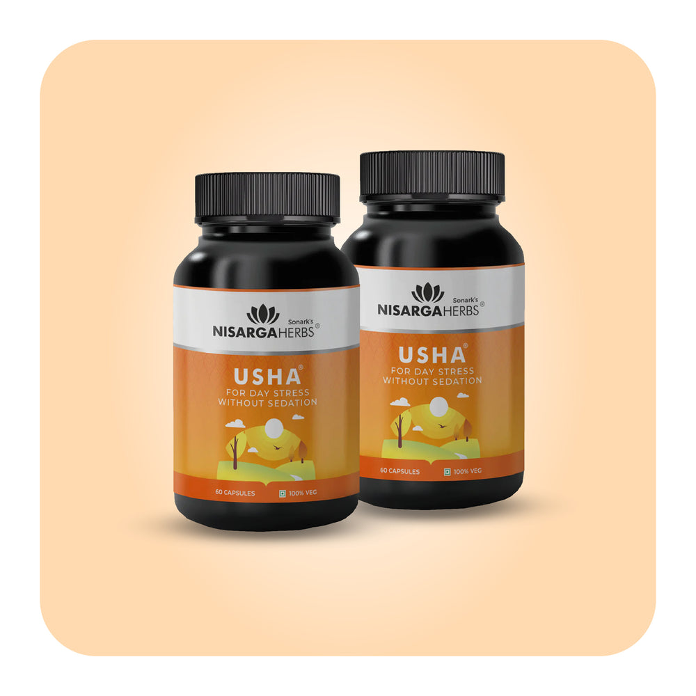 Usha - Ayurvedic capsules for reducing daily stress and brain fog