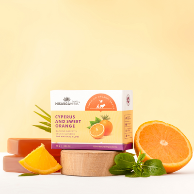 Cyperus & Sweet Orange Soap - Gently cleanses and adds a natural glow
