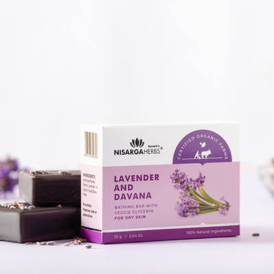 Nisarga herbs - Lavender and Davana Bathing Bar - Picture 1