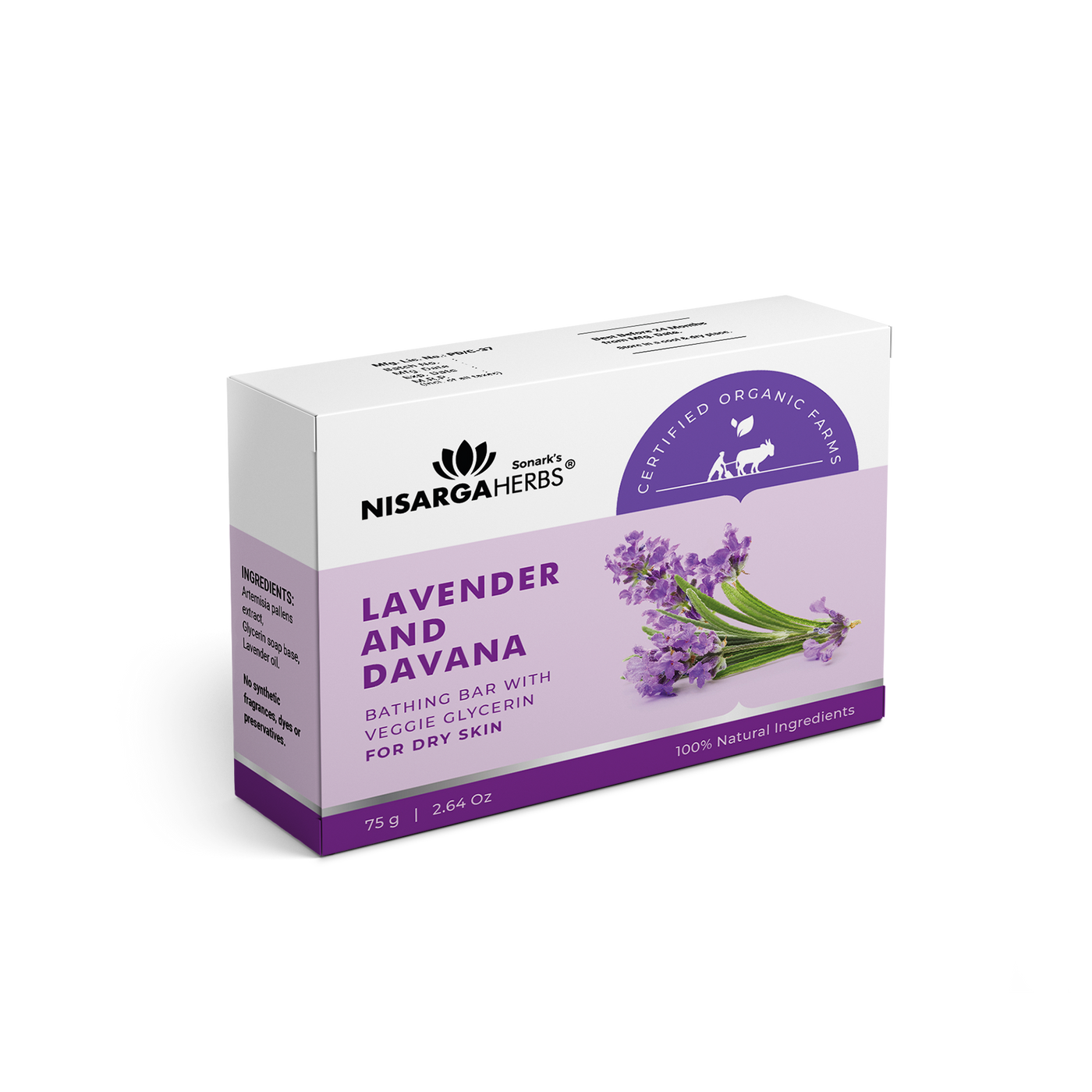 Lavender & Davana Soap - Strengthens the moisture barrier
