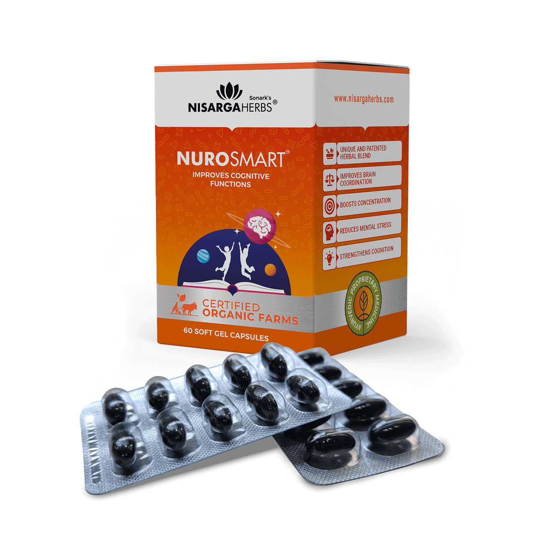 Nurosmart capsules for increasing focus,concentration and attention and reducing ADD/ADHD and ASD symptoms