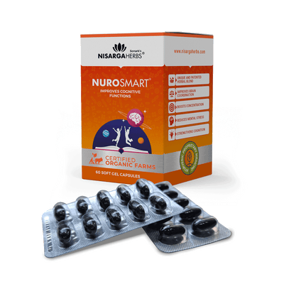 Nurosmart capsules for increasing focus,concentration and attention and reducing ADD/ADHD and ASD symptoms