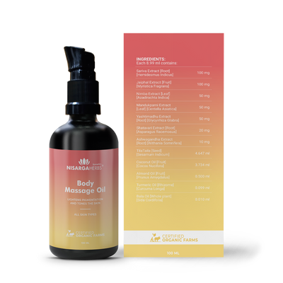 Nisarga Herbs Body Massage Oil - Picture 3