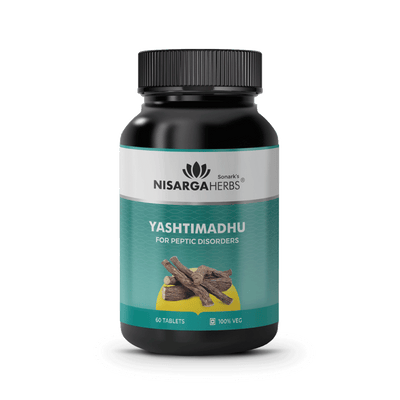 Yashtimadhu also known as licorice provides varied benefits like anti-inflammatory properties, Promotes respiratory health, Prevent oral infections, Improves memory power, Supports stress relief, Controls diabetic symptoms, Reduces menopausal hot flashes, Promotes healthy skin.