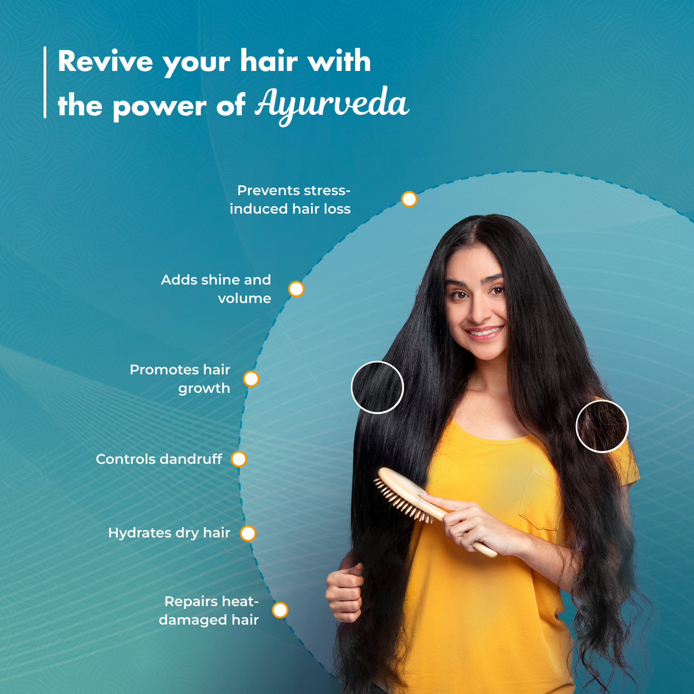 Hair Oil (100 ml) - Ayurvedic oil that treats major hair issues including hair fall, premature greying, dandruff etc
