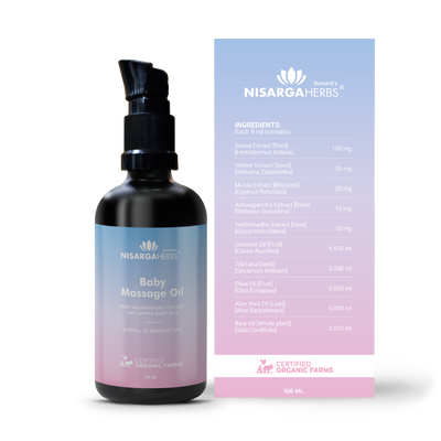 Nisarga Herbs Baby Massage Oil - picture 3