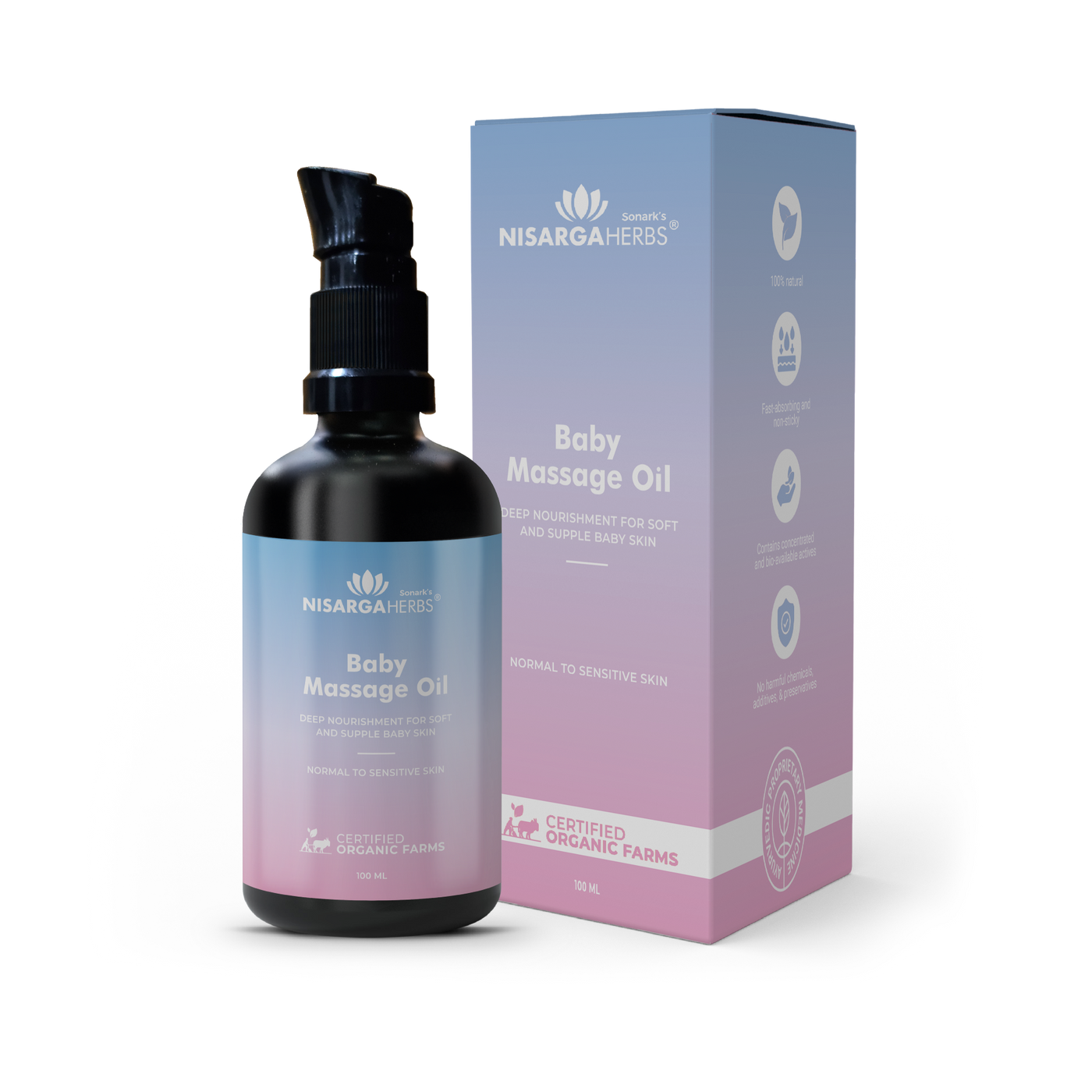 Nisarga Herbs Baby Massage Oil - picture 2